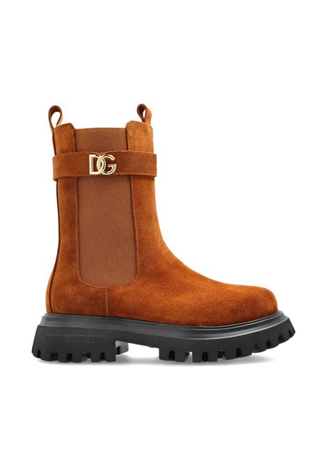 Stivali con logo DOLCE & GABBANA KIDS | D11356 A513280040